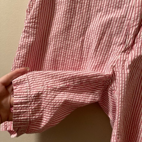 Polo Golf Ralph Lauren Men’s Seersucker Shorts Preppy Pink White Size 34 - Picture 4 of 9